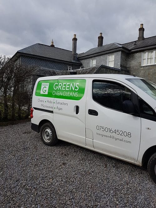 Greens Oven Cleans Van